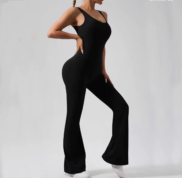 FLARE POWER JUMPSUIT