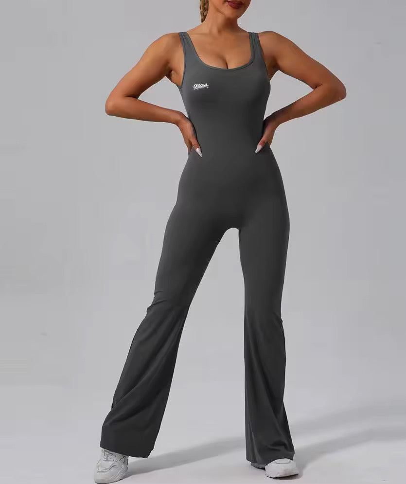 FLARE POWER JUMPSUIT